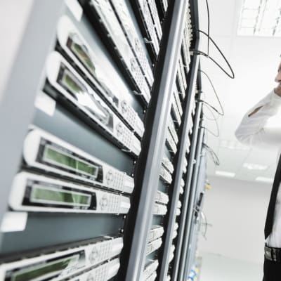 system fail situation in network server room